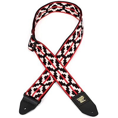 Ernie Ball Jacquard Gitarrengurt/Bassgurt Ristra Red Ernie Ball Jacquard Gitarrengurt/Bassgurt Ristra Red