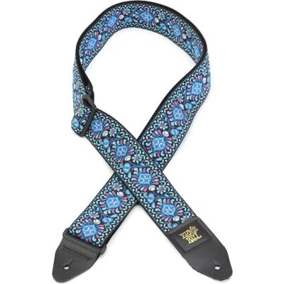 Ernie Ball Jacquard Gitarrengurt/Bassgurt Indigo Orchid Ernie Ball Jacquard Gitarrengurt/Bassgurt Indigo Orchid
