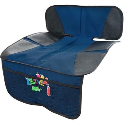 Walser Kindersitzunterlage, Auto-Sitzschoner Kindersitz, Sitzauflage PKW rutschfest, Graffiti Kindersitz-Unterlage ISOFIX-kompatibel blau Walser Kindersitzunterlage, Auto-Sitzschoner Kindersitz, Sitzauflage PKW rutschfest, Graffiti Kindersitz-Unterlage ISOFIX-kompatibel blau