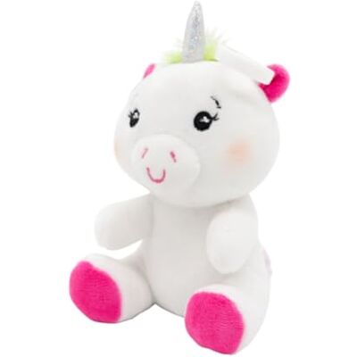 amscan Ballongewicht Plüschtier Einhorn mit Haken, 11 cm, 90 g 2-in-1 Luftballon-Beschwerer für Heliumballons Geeignet für Party, Geburtstag & Dekoration amscan Ballongewicht Plüschtier Einhorn mit Haken, 11 cm, 90 g 2-in-1 Luftballon-Beschwerer für Heliumballons Geeignet für Party, Geburtstag & Dekoration