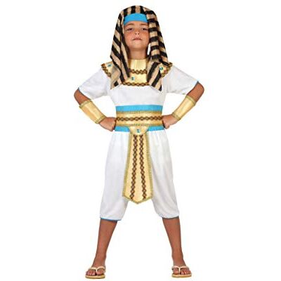 ATOSA 23280 Ägypter Junge Kostüm, Größe 104, weiß/gold ATOSA 23280 Ägypter Junge Kostüm, Größe 104, weiß/gold