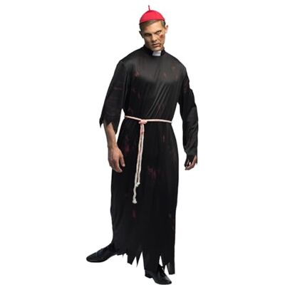 Boland Erwachsenenkostüm Zombie-Priester, Kostüm für Erwachsene, Faschingskostüme, Halloween, Horror-Pfarrer Boland Erwachsenenkostüm Zombie-Priester, Kostüm für Erwachsene, Faschingskostüme, Halloween, Horror-Pfarrer