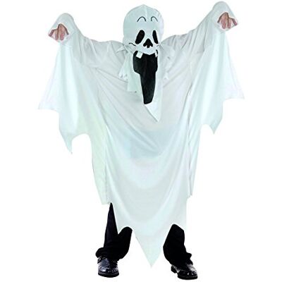 Ciao - Geist Ghost Kostüm Verkleidung unisex Kinder (Größe 7-10 Jahre), weiß Ciao - Geist Ghost Kostüm Verkleidung unisex Kinder (Größe 7-10 Jahre), weiß