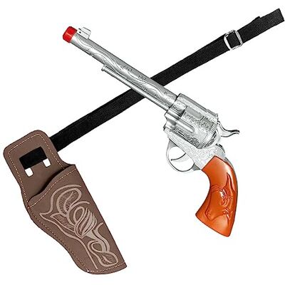 Boland 54384 Cowboy-Set, Pistole und Gürtel mit Halfter, Kostüm Zubehör für Karneval und Mottoparty, Accessoire für Faschingskostüme Boland 54384 Cowboy-Set, Pistole und Gürtel mit Halfter, Kostüm Zubehör für Karneval und Mottoparty, Accessoire für Faschingskostüme