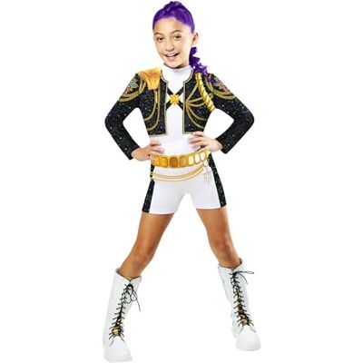 Rubie's Rubies Offizielles Netflix K-Pop Demon Hunters Rumi Gold Classic Kinderkostüm, Verkleidung für Kinder, Größe 9-10 Jahre Rubie's Rubies Offizielles Netflix K-Pop Demon Hunters Rumi Gold Classic Kinderkostüm, Verkleidung für Kinder, Größe 9-10 Jahre