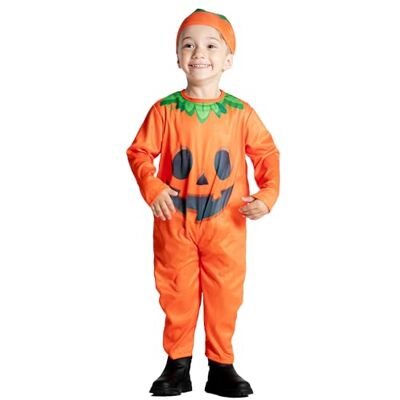 Ciao - Baby Halloween Pumpkin costume disguise unisex baby (Size 1-2 years) with bonnet Ciao - Baby Halloween Pumpkin costume disguise unisex baby (Size 1-2 years) with bonnet