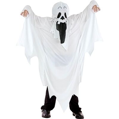 Ciao - Geist Ghost Kostüm Verkleidung unisex Kinder (Größe 4-6 Jahre), weiß Ciao - Geist Ghost Kostüm Verkleidung unisex Kinder (Größe 4-6 Jahre), weiß