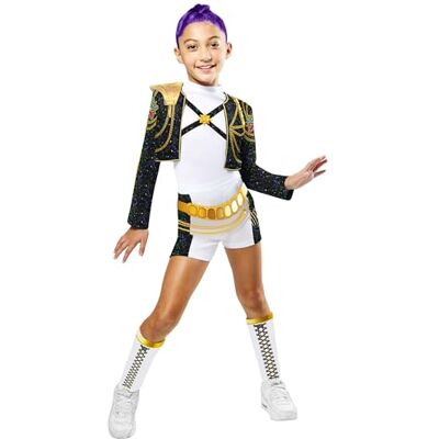 Rubie's Rubies Offizielles Netflix K-Pop Demon Hunters Rumi Gold Deluxe Kinderkostüm, Verkleidung für Kinder, Größe 7-8 Jahre Rubie's Rubies Offizielles Netflix K-Pop Demon Hunters Rumi Gold Deluxe Kinderkostüm, Verkleidung für Kinder, Größe 7-8 Jahre
