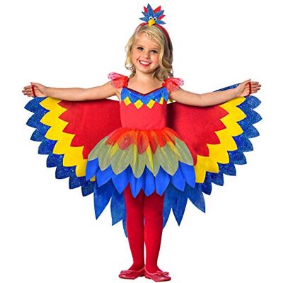 amscan 9903518 Kind Mädchen Hübsches Papageienfee Kostüm Alter 5-6 Jahre amscan 9903518 Kind Mädchen Hübsches Papageienfee Kostüm Alter 5-6 Jahre