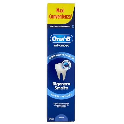 Oral-B Advanced Zahnpasta regeneriert Nagellack, Pfefferminze und Eukalyptus 125 ml, Advanced Sensitivity Protection, 125 ml Oral-B Advanced Zahnpasta regeneriert Nagellack, Pfefferminze und Eukalyptus 125 ml, Advanced Sensitivity Protection, 125 ml