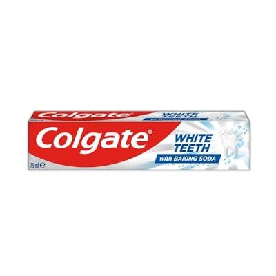 Colgate Weißer Zahnersatz mit Baking, Nata, 75 ml Colgate Weißer Zahnersatz mit Baking, Nata, 75 ml