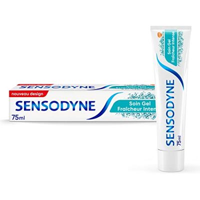 Sensodyne Gel, intensive Frische, begrenzt die Empfindlichkeit der Zähne, 75 ml Sensodyne Gel, intensive Frische, begrenzt die Empfindlichkeit der Zähne, 75 ml