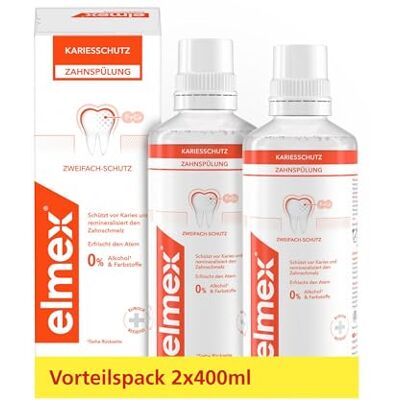 ELMEX Kariesschutz Zahnspülung 2x400ml ELMEX Kariesschutz Zahnspülung 2x400ml