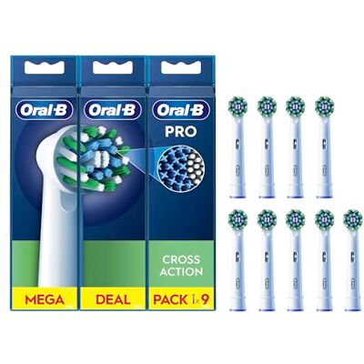 Oral-B Braun Aufsteckbürsten Pro CrossAction 3+3+3 Pack FFS Ersatzbürsten 018913 Oral-B Braun Aufsteckbürsten Pro CrossAction 3+3+3 Pack FFS Ersatzbürsten 018913