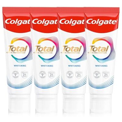Colgate Total Whitening Zahnpasta, 100 ml, 4 Stück Colgate Total Whitening Zahnpasta, 100 ml, 4 Stück