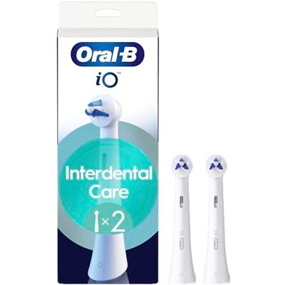 Oral-B iO Interdental Clean Rundbürsten, authentisch, geeignet für kieferorthopädische Geräte, Implantate und schiefe Zähne, 2 Stück Oral-B iO Interdental Clean Rundbürsten, authentisch, geeignet für kieferorthopädische Geräte, Implantate und schiefe Zähne, 2 Stück