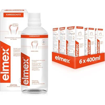 ELMEX szájvíz a fogszuvasodás ellen - 6×400 ml ELMEX szájvíz a fogszuvasodás ellen - 6×400 ml