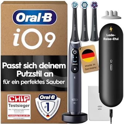 Oral-B - iO Series 9N - Black Onyx - Fogkefe Oral-B - iO Series 9N - Black Onyx - Fogkefe