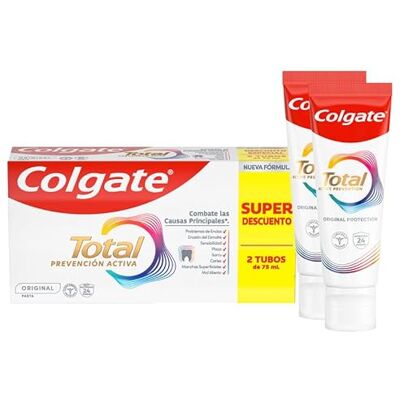 Colgate Total Activa Original Zahnpasta, 2 x 75 ml Colgate Total Activa Original Zahnpasta, 2 x 75 ml