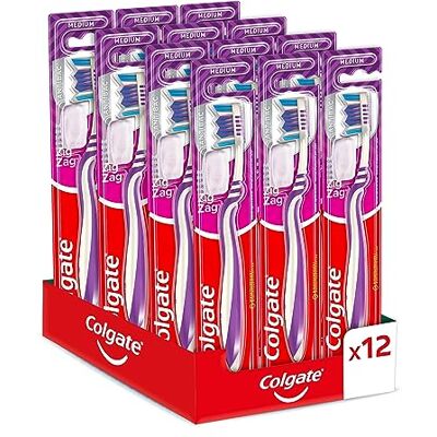 Colgate Zahnbürste Zig Zag – Packung von 12 Zahnbürsten Colgate Zahnbürste Zig Zag – Packung von 12 Zahnbürsten