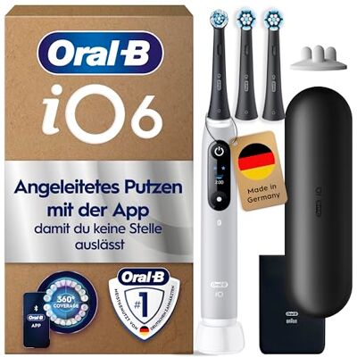 Oral-B iO Series 6 Elektrische Zahnbürste, Grau Oral-B iO Series 6 Elektrische Zahnbürste, Grau