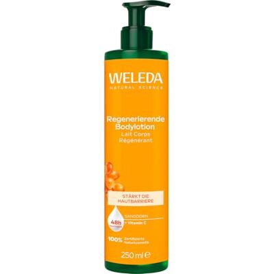 WELEDA Bio Regenerierende Bodylotion Naturkosmetik Sanddorn Körperpflege Lotion mit Arganöl & Sesamöl stärkt die Hautbarriere. Natürliche Körperlotion zur Pflege von trockener Haut (vegan, 250ml) WELEDA Bio Regenerierende Bodylotion Naturkosmetik Sanddorn Körperpflege Lotion mit Arganöl & Sesamöl stärkt die Hautbarriere. Natürliche Körperlotion zur Pflege von trockener Haut (vegan, 250ml)