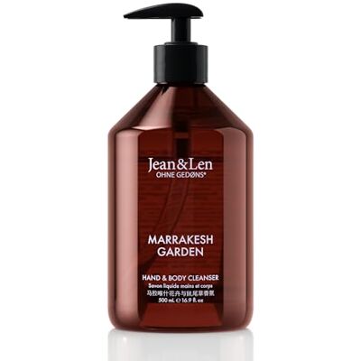 Jean & Len Hand & Body Cleanser Marrakech Garden, vegan, 500 ml Jean & Len Hand & Body Cleanser Marrakech Garden, vegan, 500 ml