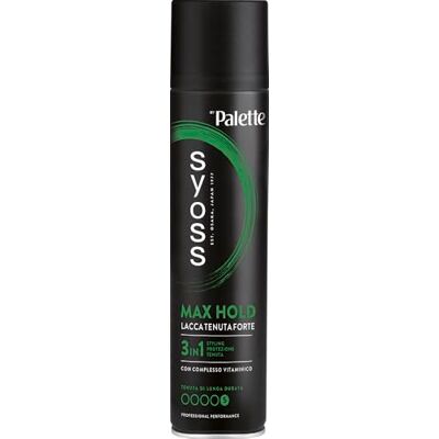 Syoss Max Hold Haarspray 3-in-1 Styling, Schutz, Halt 4, für weiches und glänzendes Haar, 300 ml Syoss Max Hold Haarspray 3-in-1 Styling, Schutz, Halt 4, für weiches und glänzendes Haar, 300 ml
