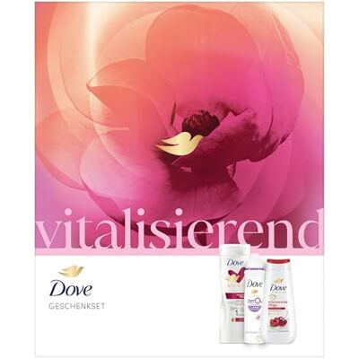 Dove Geschenkset Vitalisierend mit Duschcreme, Body Lotion und Deodorant (225 ml + 400 ml + 150 ml) Dove Geschenkset Vitalisierend mit Duschcreme, Body Lotion und Deodorant (225 ml + 400 ml + 150 ml)