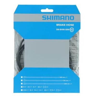 SHIMANO Bremszug 1700mm Schwarz-SM-BH90-SBM SHIMANO Bremszug 1700mm Schwarz-SM-BH90-SBM