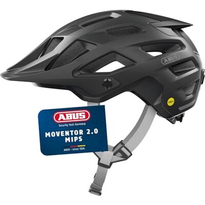 ABUS MTB-Helm Moventor 2.0 MIPS, Fahrradhelm in Schwarz, Größe L ABUS MTB-Helm Moventor 2.0 MIPS, Fahrradhelm in Schwarz, Größe L