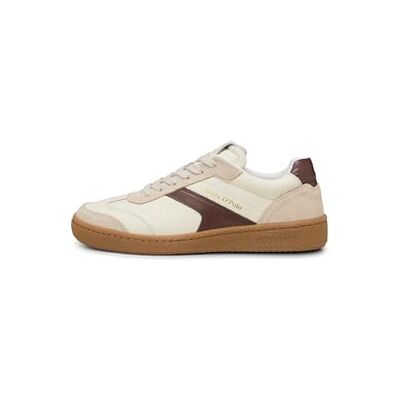 Marc O'Polo Marc OߴPolo Damen Sneaker flach aus Leder Low Top, Cremefarben (Offwhite/Natural Stone), 36 Marc O'Polo Marc OߴPolo Damen Sneaker flach aus Leder Low Top, Cremefarben (Offwhite/Natural Stone), 36