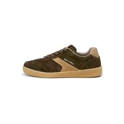 Marc O'Polo Marc OߴPolo Herren Sneaker flach aus Veloursleder mit Gummilaufsohle, Grün (Dark Mossy Olive/Dark Cashmere), 40 Marc O'Polo Marc OߴPolo Herren Sneaker flach aus Veloursleder mit Gummilaufsohle, Grün (Dark Mossy Olive/Dark Cashmere), 40