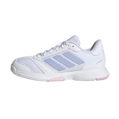 adidas Damen Ligra 8 Womens Indoor Shoes, Cloud White/Violet Tone/Clear Pink, 44 2/3 EU adidas Damen Ligra 8 Womens Indoor Shoes, Cloud White/Violet Tone/Clear Pink, 44 2/3 EU