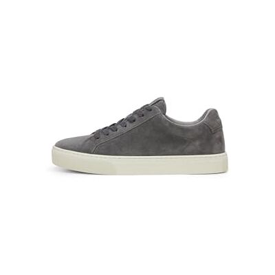 Marc O'Polo Marc OߴPolo Herren Sneaker flach aus Leder Low Top, Grau (Berlin Breeze), 46 Marc O'Polo Marc OߴPolo Herren Sneaker flach aus Leder Low Top, Grau (Berlin Breeze), 46