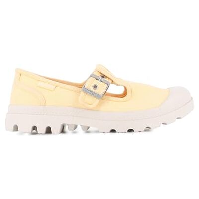 Palladium Unisex Pampa M Washed Mary Jane Flat, Pina Cotta, 40 EU Palladium Unisex Pampa M Washed Mary Jane Flat, Pina Cotta, 40 EU