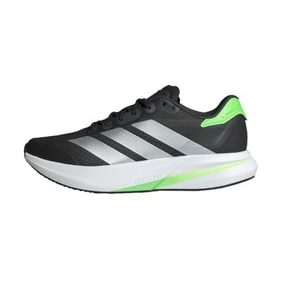 adidas Herren Duramo Speed 2 Running Shoes, Carbon/Matte Silver/Lime Burst, 43 1/3 EU adidas Herren Duramo Speed 2 Running Shoes, Carbon/Matte Silver/Lime Burst, 43 1/3 EU