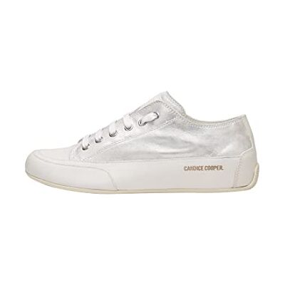 Candice Cooper Rock S, Damenschuhe mit Schnürsenkeln, Weiß-Silber, 41 EU Candice Cooper Rock S, Damenschuhe mit Schnürsenkeln, Weiß-Silber, 41 EU