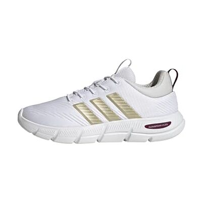 adidas Damen Cloudfoam Flex Elastic Laces Shoes, FTWR White/Cyber met./Crystal White, 36 EU adidas Damen Cloudfoam Flex Elastic Laces Shoes, FTWR White/Cyber met./Crystal White, 36 EU