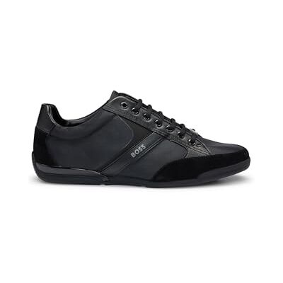 Boss Men Saturn_Lowp_mx A_N Sneaker Black 40 EU Boss Men Saturn_Lowp_mx A_N Sneaker Black 40 EU