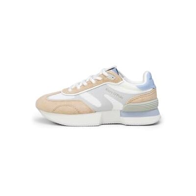 Marc O'Polo Marc OߴPolo Damen Sneaker flach sportlich Low Top, Mehrfarbig (Offwhite Sand), 40 Marc O'Polo Marc OߴPolo Damen Sneaker flach sportlich Low Top, Mehrfarbig (Offwhite Sand), 40