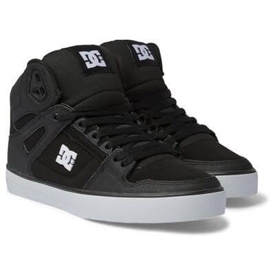 DC Shoes Herren Pure High-top Wc Schuh, Black Black White, 44 EU DC Shoes Herren Pure High-top Wc Schuh, Black Black White, 44 EU