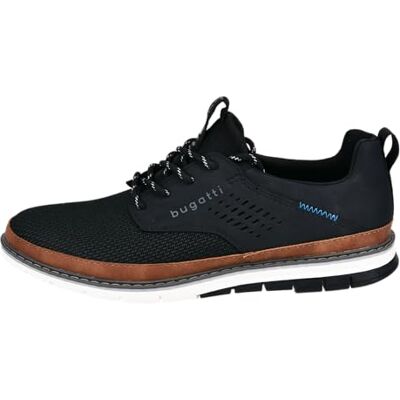 bugatti Herren Sneaker, Männer Schnürer, Wechselfußbett,straßenschuhe,Strassenschuhe,Schnuerung,lace-up Shoes,Low-tie,schwarz (1000),43 EU / 8.5 UK bugatti Herren Sneaker, Männer Schnürer, Wechselfußbett,straßenschuhe,Strassenschuhe,Schnuerung,lace-up Shoes,Low-tie,schwarz (1000),43 EU / 8.5 UK