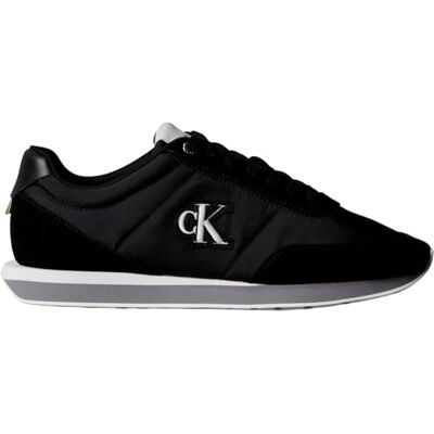 Calvin Herren Retro Runner ESS Mix MAT YM0YM01361 Low-Top, Schwarz (Black/Stormfront/Vaporous White), 10, Schwarz Schwarz Stormfront Vaporous White, 44 EU Calvin Herren Retro Runner ESS Mix MAT YM0YM01361 Low-Top, Schwarz (Black/Stormfront/Vaporous White), 10, Schwarz Schwarz Stormfront Vaporous White, 44 EU