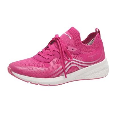 Tamaris Schnürer Damen Vegan sportlich pink,EU 39 Tamaris Schnürer Damen Vegan sportlich pink,EU 39