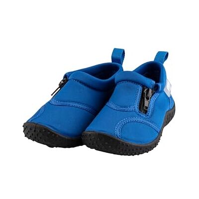 Sterntaler Badeschuhe Zipper – Unisex Baby Aquaschuhe mit seitlichem Reißverschluss – Strukturierte Sohle – Kinder Wasserschuhe flexibel & schnelltrocknend Bademode Farbe königsblau, Größe 26 Sterntaler Badeschuhe Zipper – Unisex Baby Aquaschuhe mit seitlichem Reißverschluss – Strukturierte Sohle – Kinder Wasserschuhe flexibel & schnelltrocknend Bademode Farbe königsblau, Größe 26
