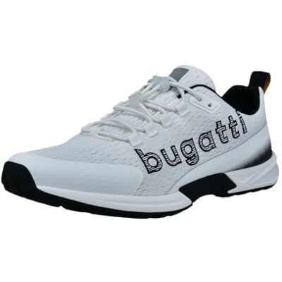bugatti man Herren Low-Top Sneaker, Männer Sneaker, Wechselfußbett,straßenschuhe,Strassenschuhe,Freizeitschuhe,Turnschuhe,White (2000),41 EU/EU UK bugatti man Herren Low-Top Sneaker, Männer Sneaker, Wechselfußbett,straßenschuhe,Strassenschuhe,Freizeitschuhe,Turnschuhe,White (2000),41 EU/EU UK