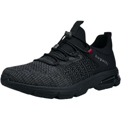 bugatti man Herren Low-Top Sneaker, Männer Sneaker, Wechselfußbett,sportlich,maennlich,Men's,Men,Halbschuhe,Sportschuhe,Black (1000),40 EU/EU UK bugatti man Herren Low-Top Sneaker, Männer Sneaker, Wechselfußbett,sportlich,maennlich,Men's,Men,Halbschuhe,Sportschuhe,Black (1000),40 EU/EU UK