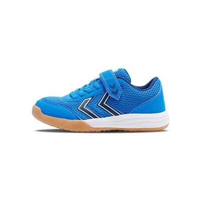hummel Kids Multiplay Flex Velcro Handball Shoe, Blue, Size 31 hummel Kids Multiplay Flex Velcro Handball Shoe, Blue, Size 31