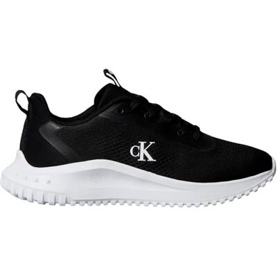 Calvin Damen Runner Sneaker Eva Drawstring Mix Low Top, Schwarz (Black/Bright White), 41 Calvin Damen Runner Sneaker Eva Drawstring Mix Low Top, Schwarz (Black/Bright White), 41